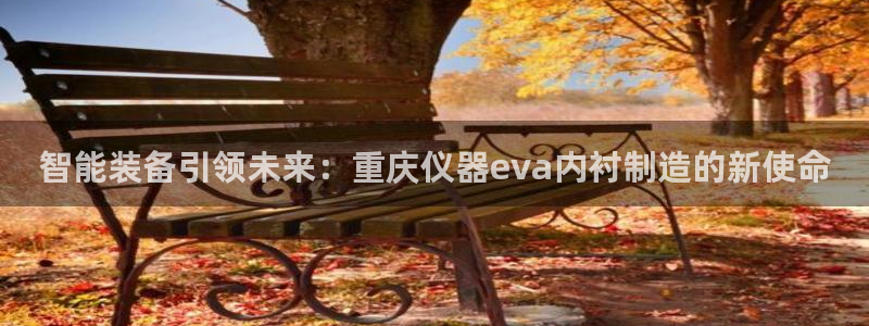 天宏娱乐a OO判官：智能装备引领未来：重庆仪器eva内衬制